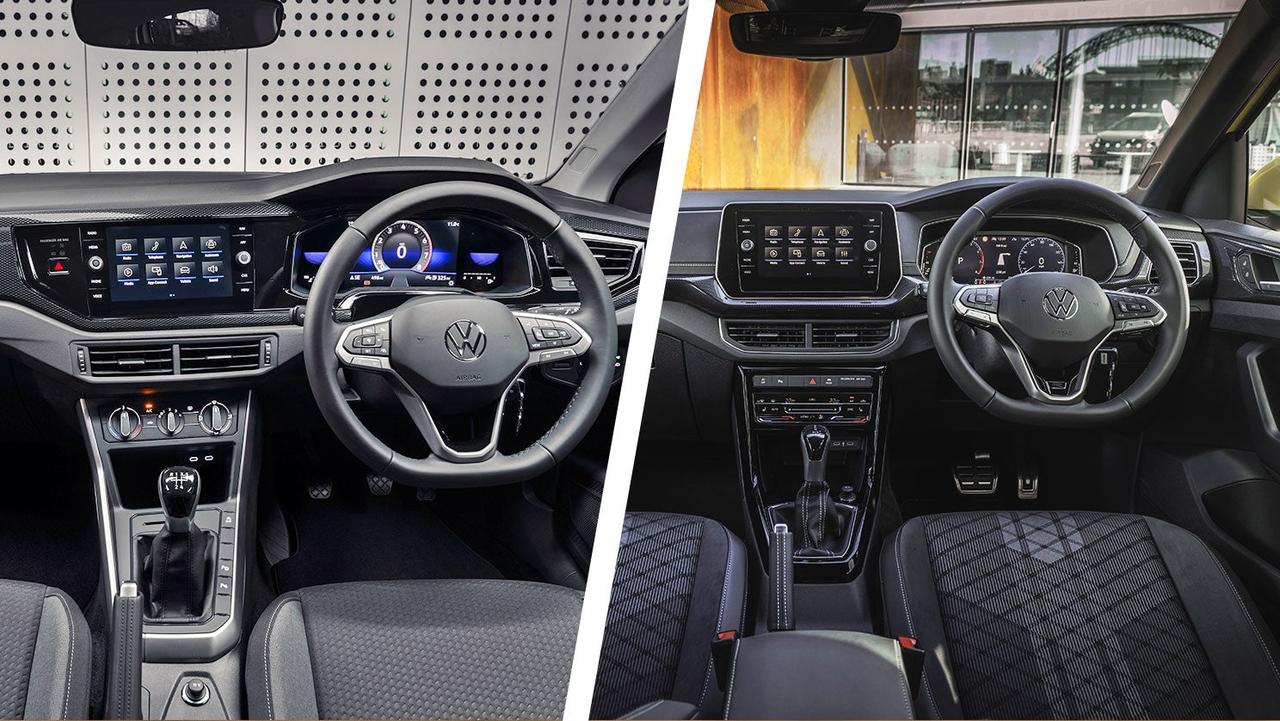 Volkswagen Taigo vs T-Cross interior