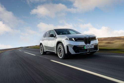 BMW iX3 front driving wide