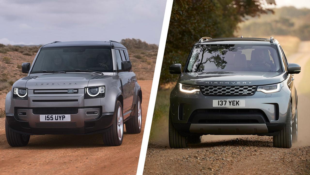 Land Rover Defender vs Discovery – front