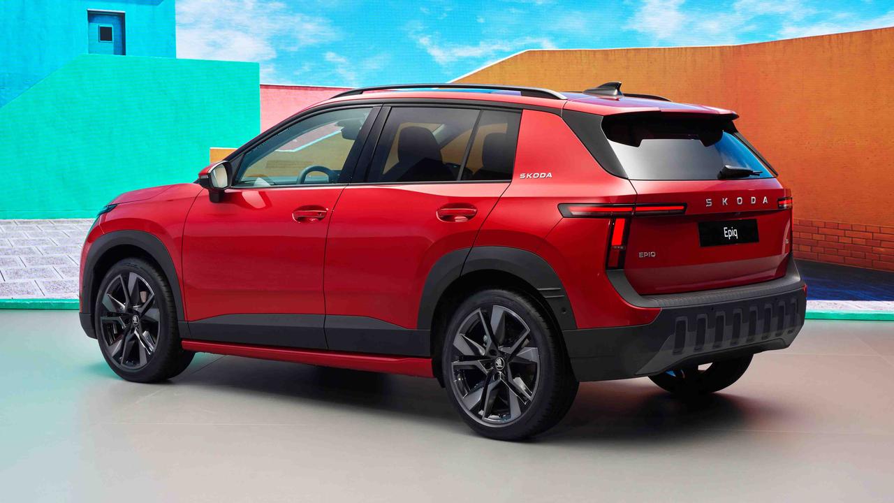 New Skoda Epiq rear/side view