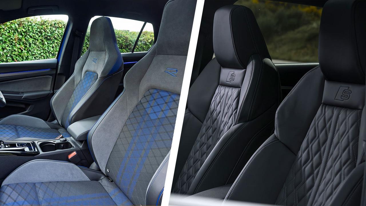VW Golf R vs Audi S3 seats