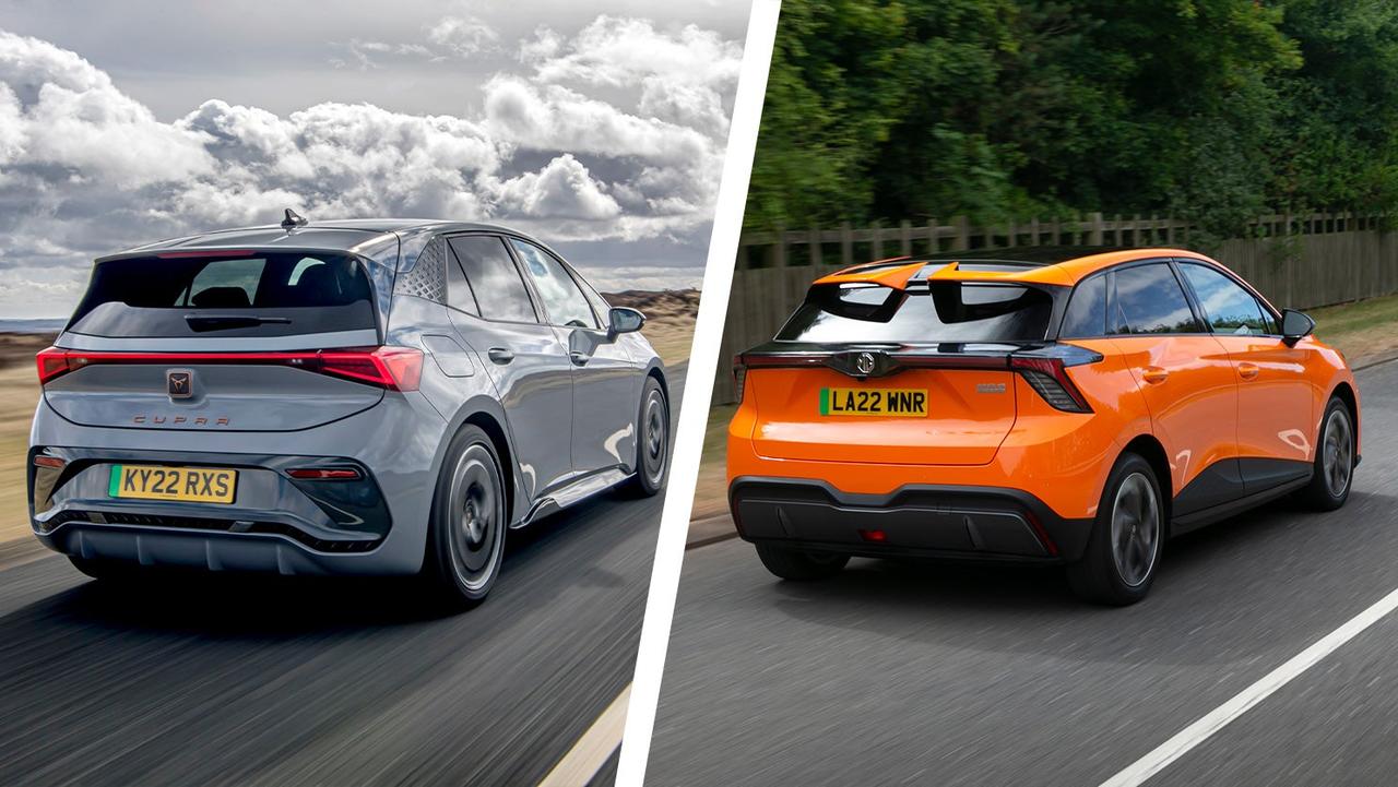 Cupra Born vs MG4 rear