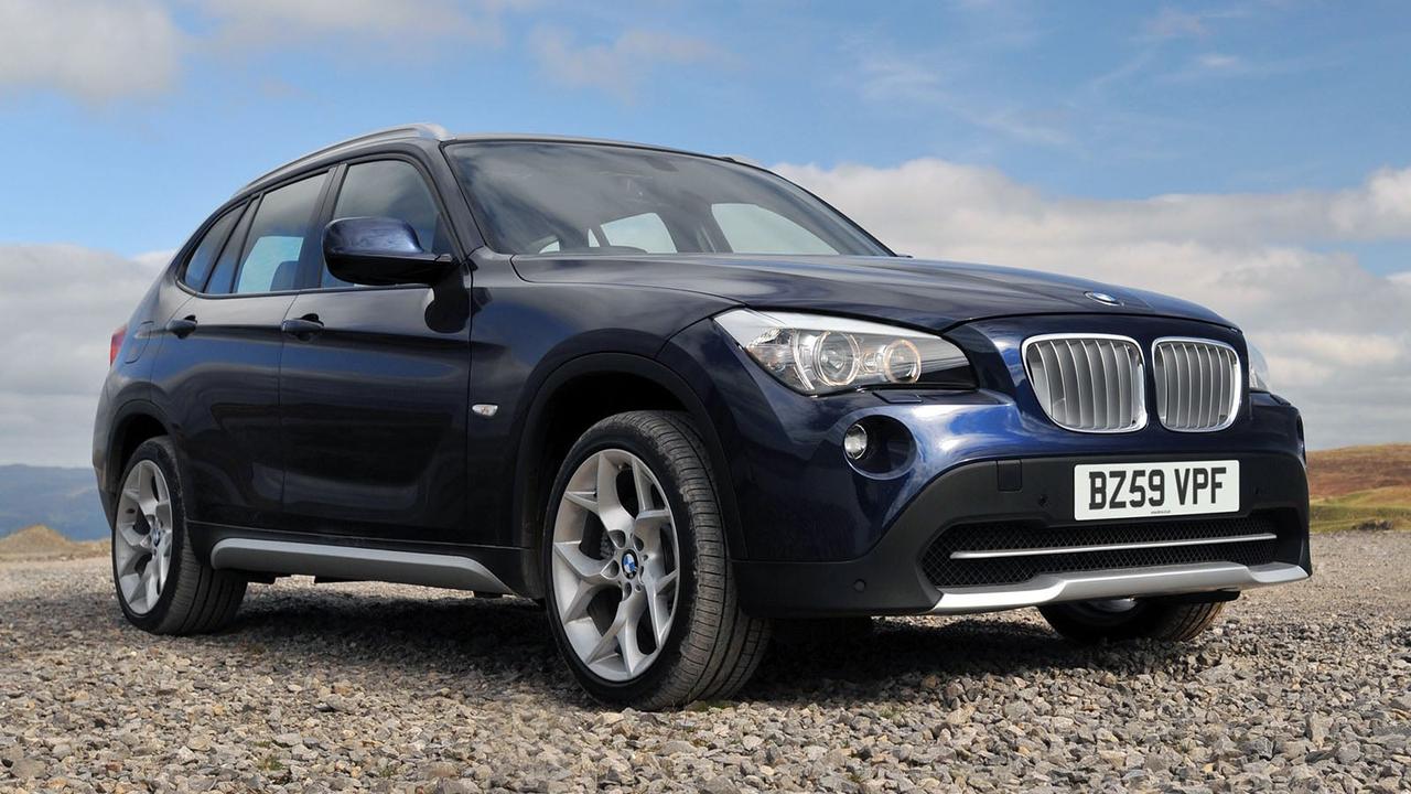 BMW X1 first-gen, blue