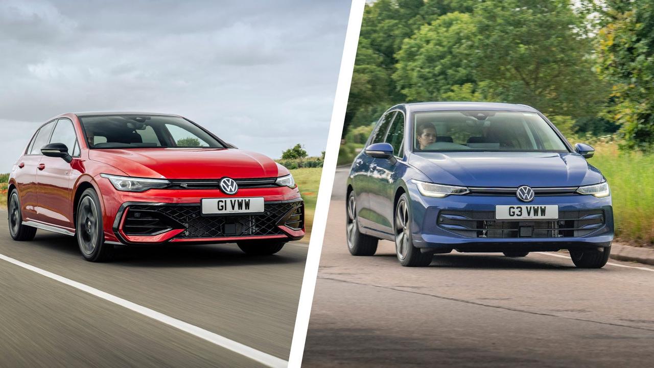 Volkswagen Golf R-Line (left) vs Style (right)