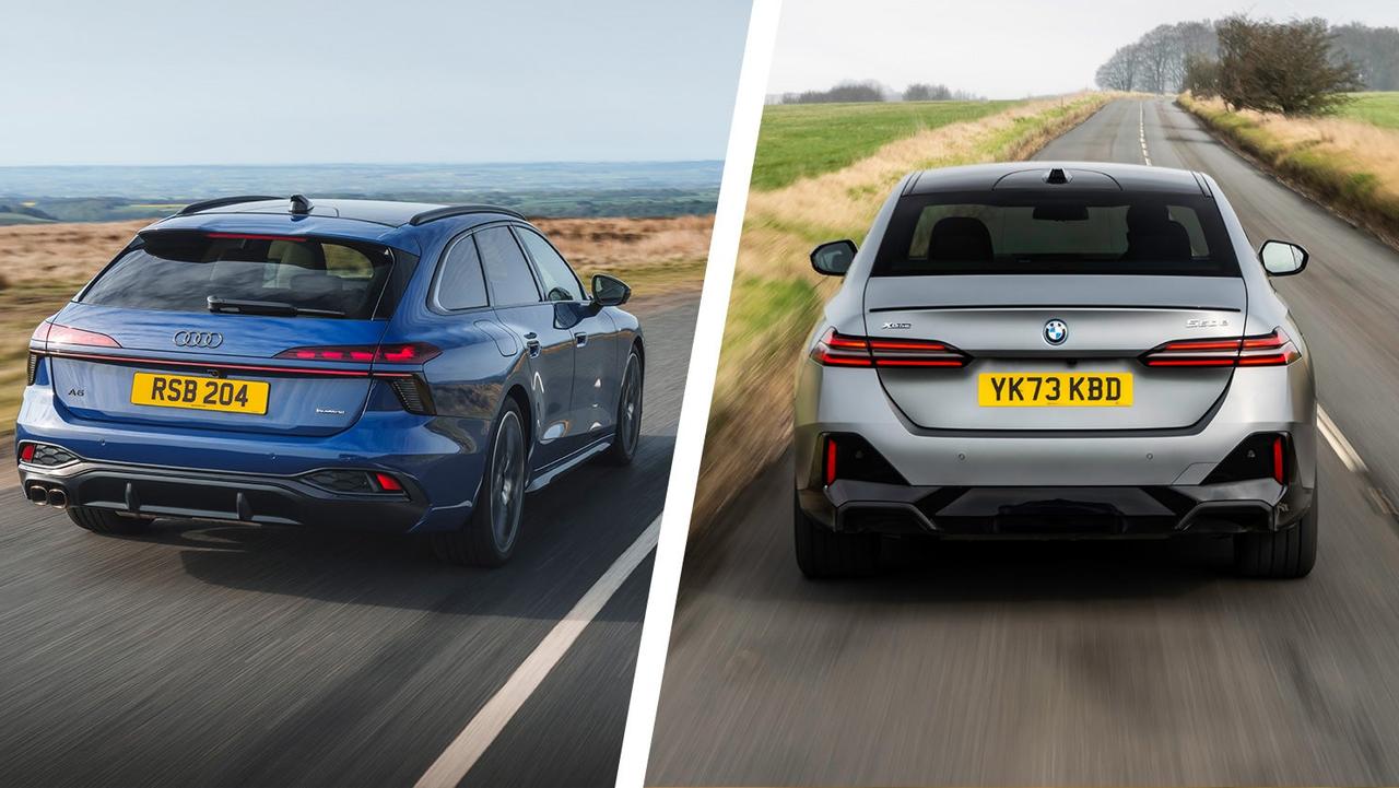 Audi A6 vs BMW 5 Series rear