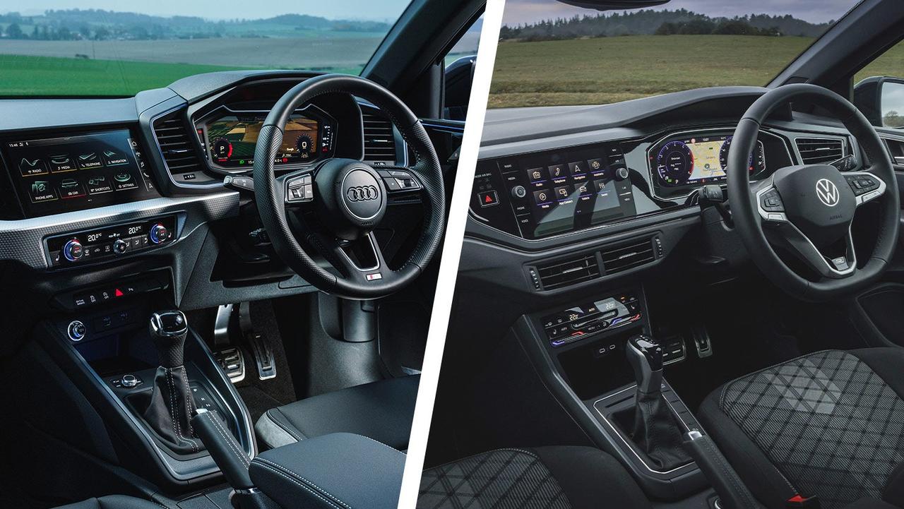 Audi A1 vs Volkswagen Polo – interior