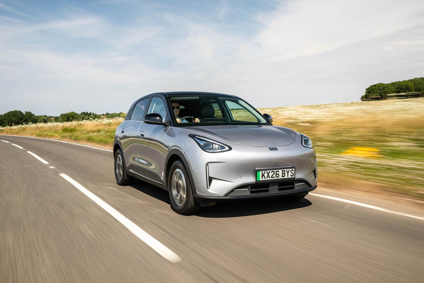 Geely EX2 hero driving