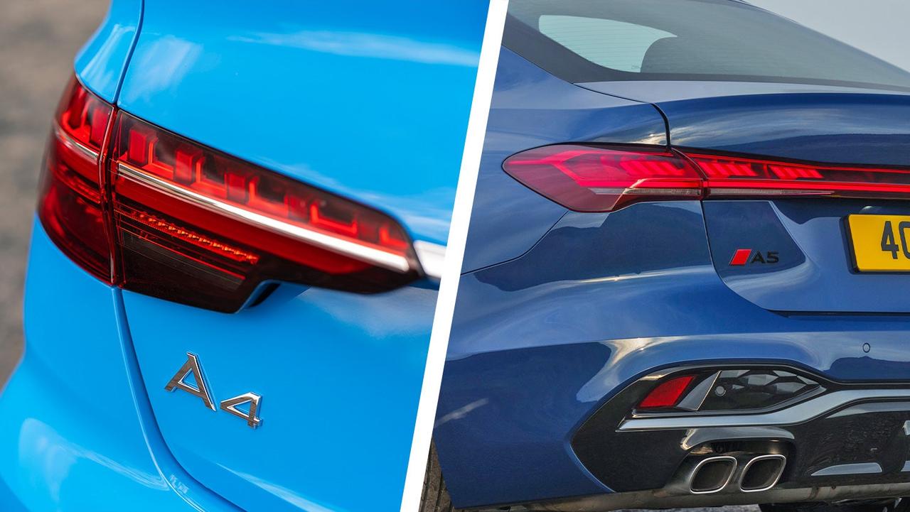 Audi A4 vs A5 brake light clusters
