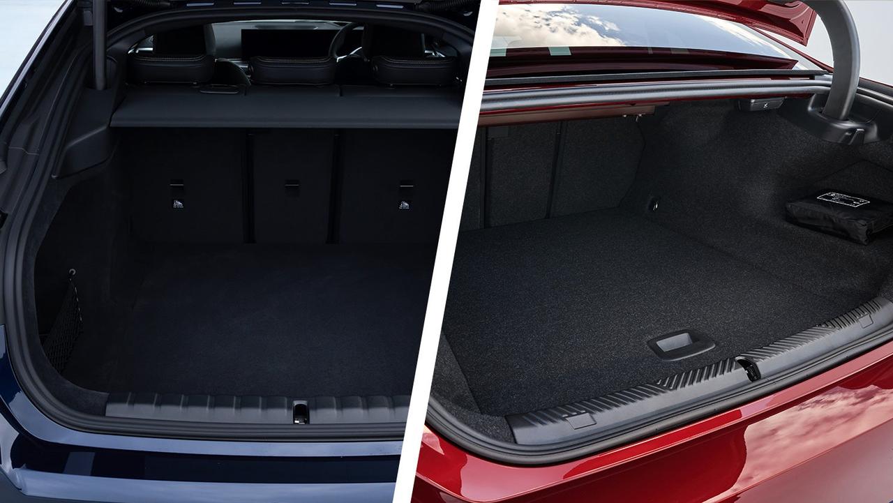 BMW i4 vs i5 boot