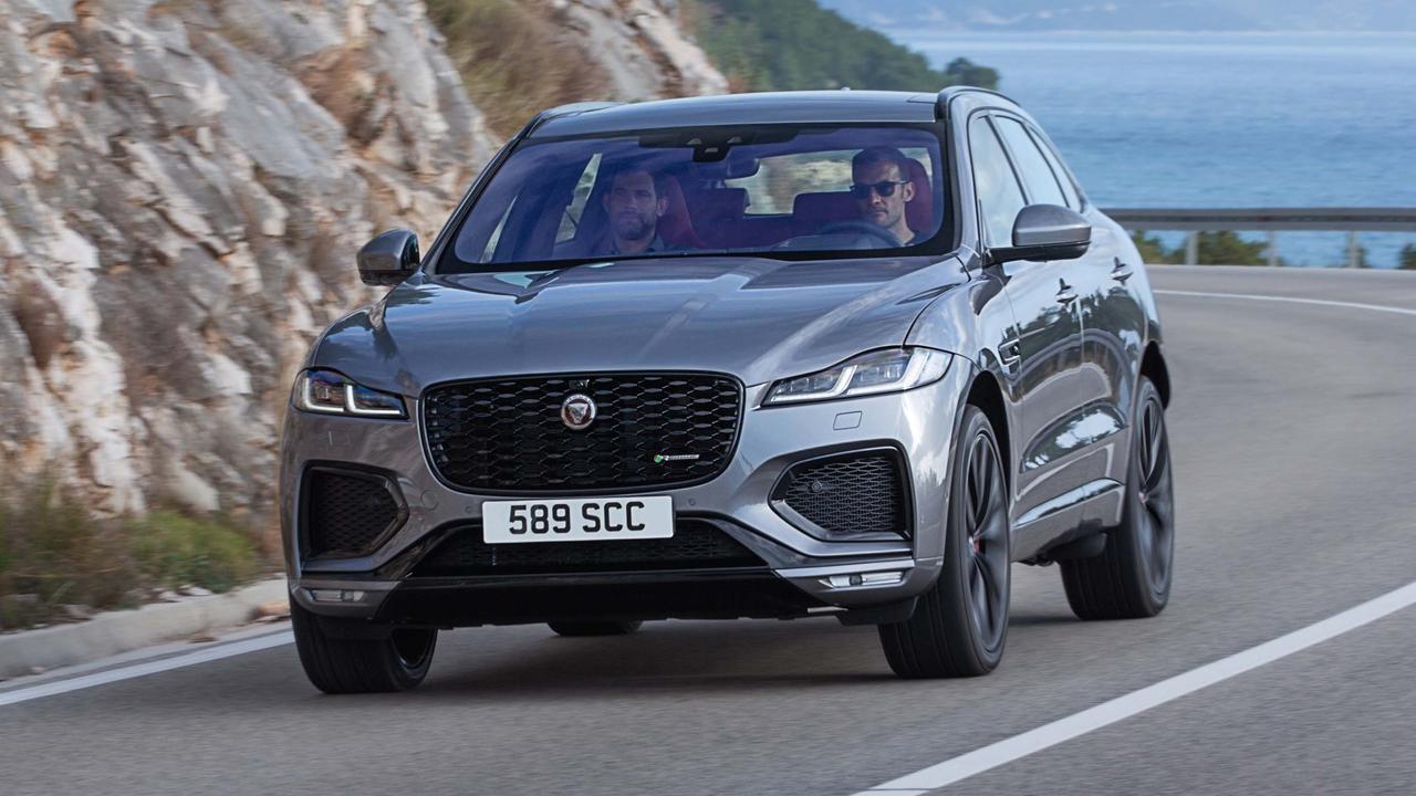 Jaguar F-Pace driving