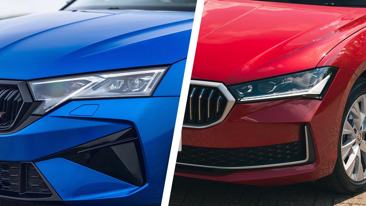 Skoda Octavia vs Superb headlights