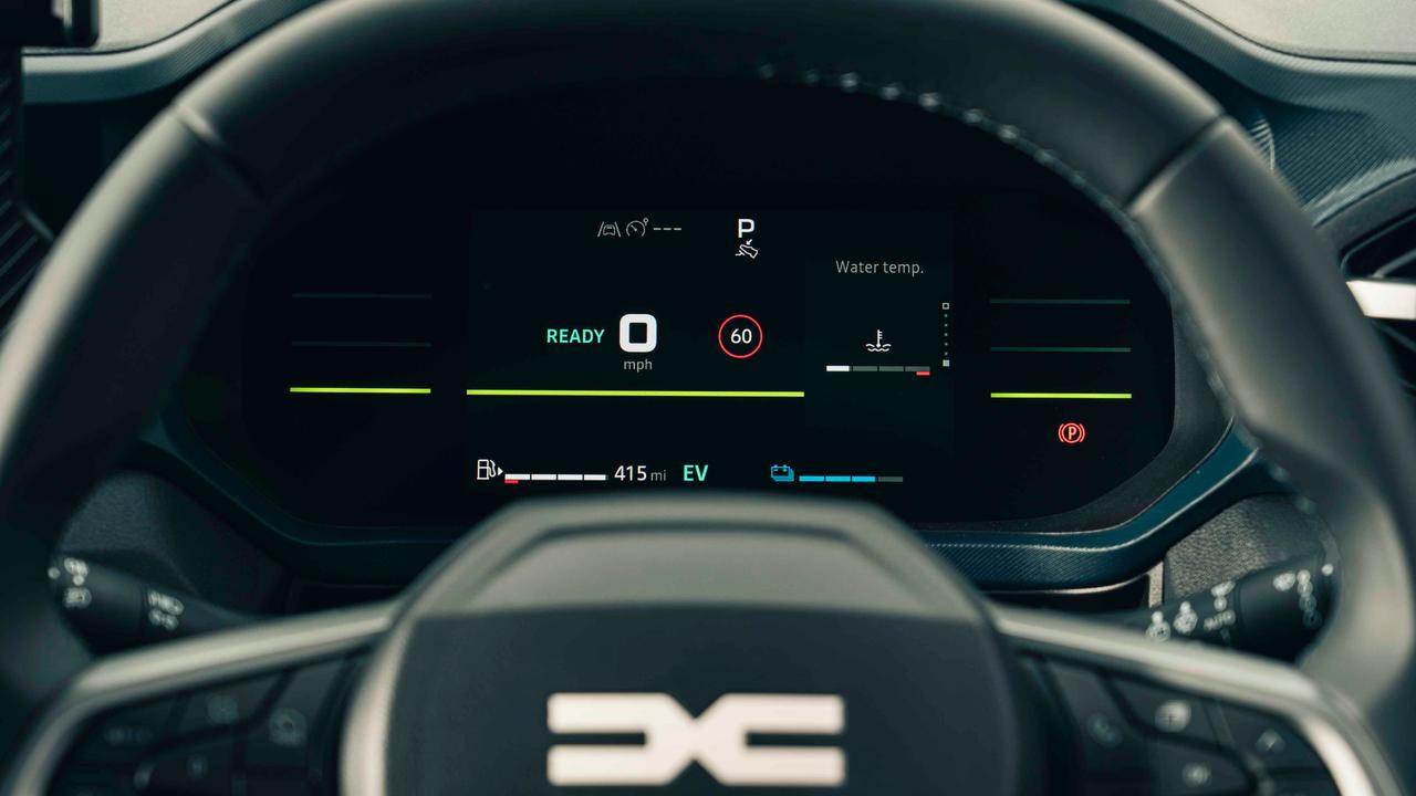 Dacia Duster digital dials