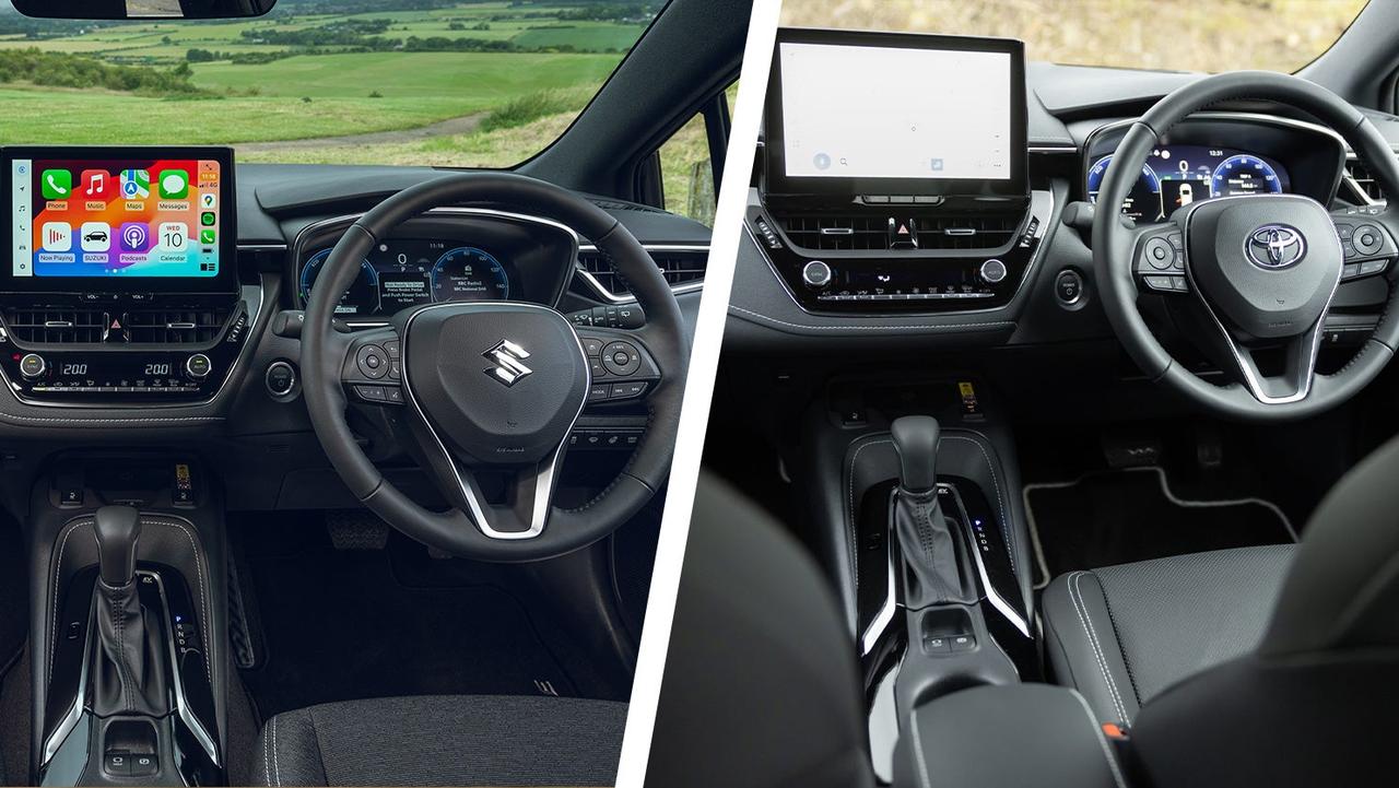 Suzuki Swace vs Toyota Corolla interior