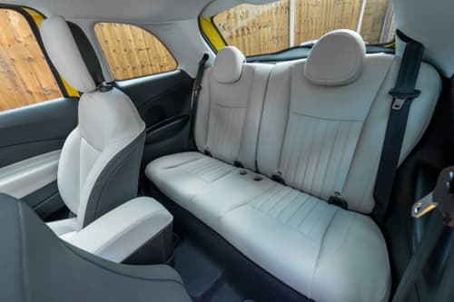 Fiat 500 Hybrid rear seats
