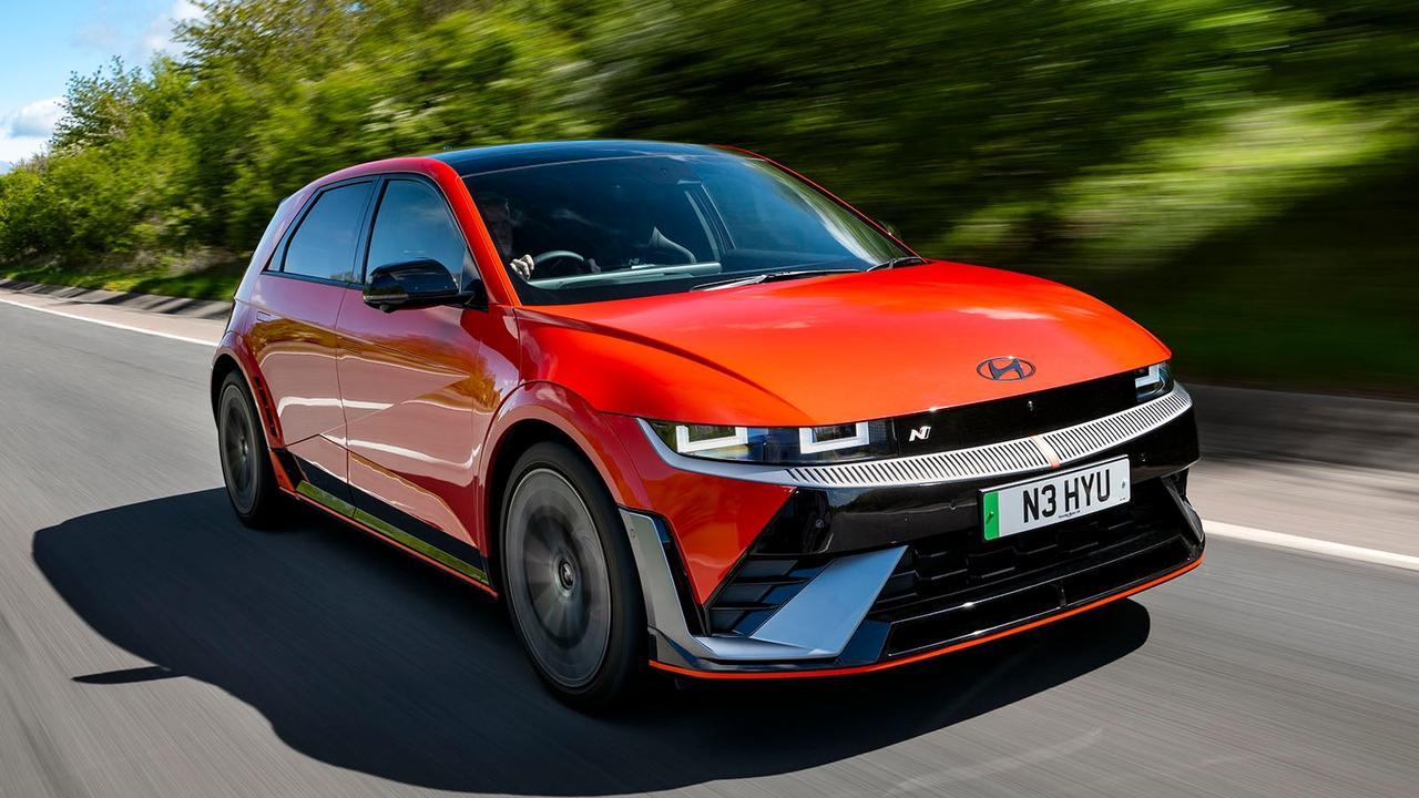 Hyundai Ioniq 5 in red