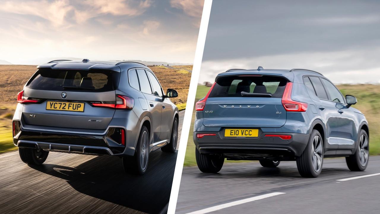 BMW X1 vs Volvo XC40 rear