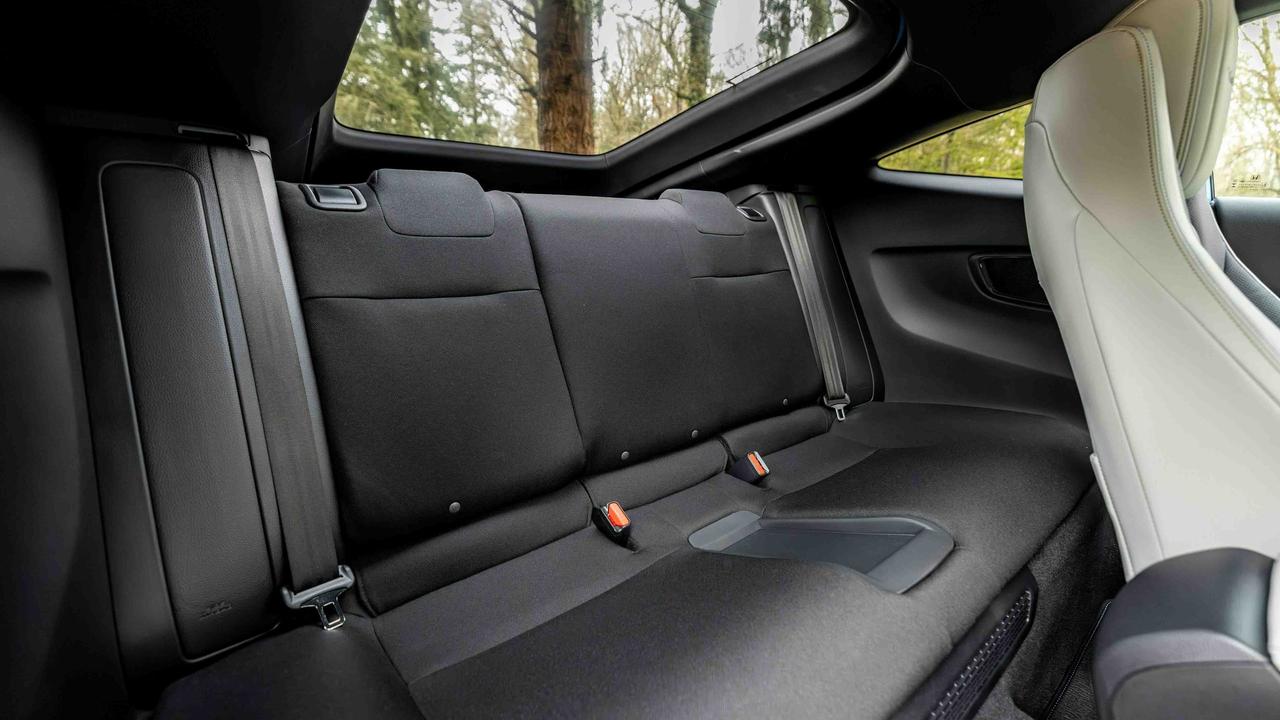 Honda Prelude rear seats
