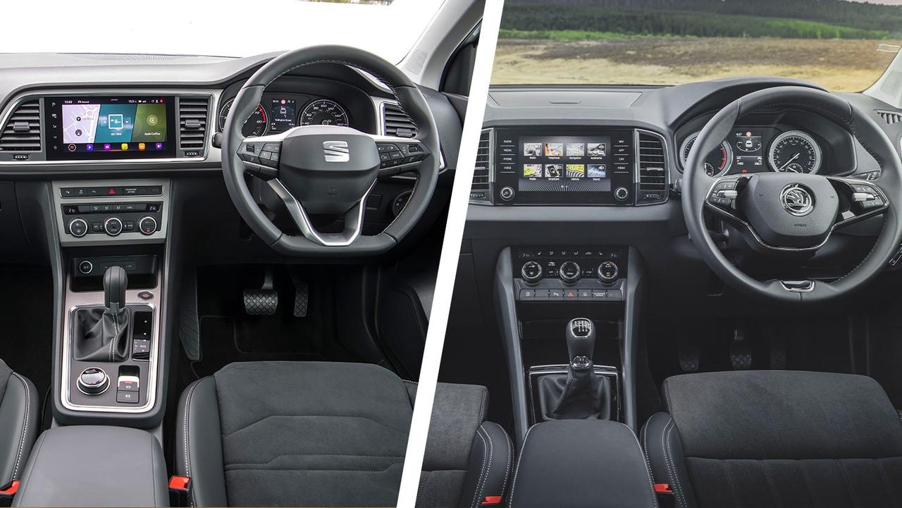 SEAT Ateca vs Skoda Karoq interior