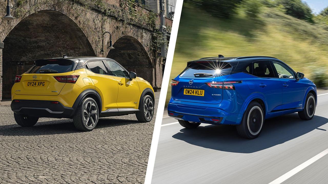 Nissan Juke vs Qashqai rear