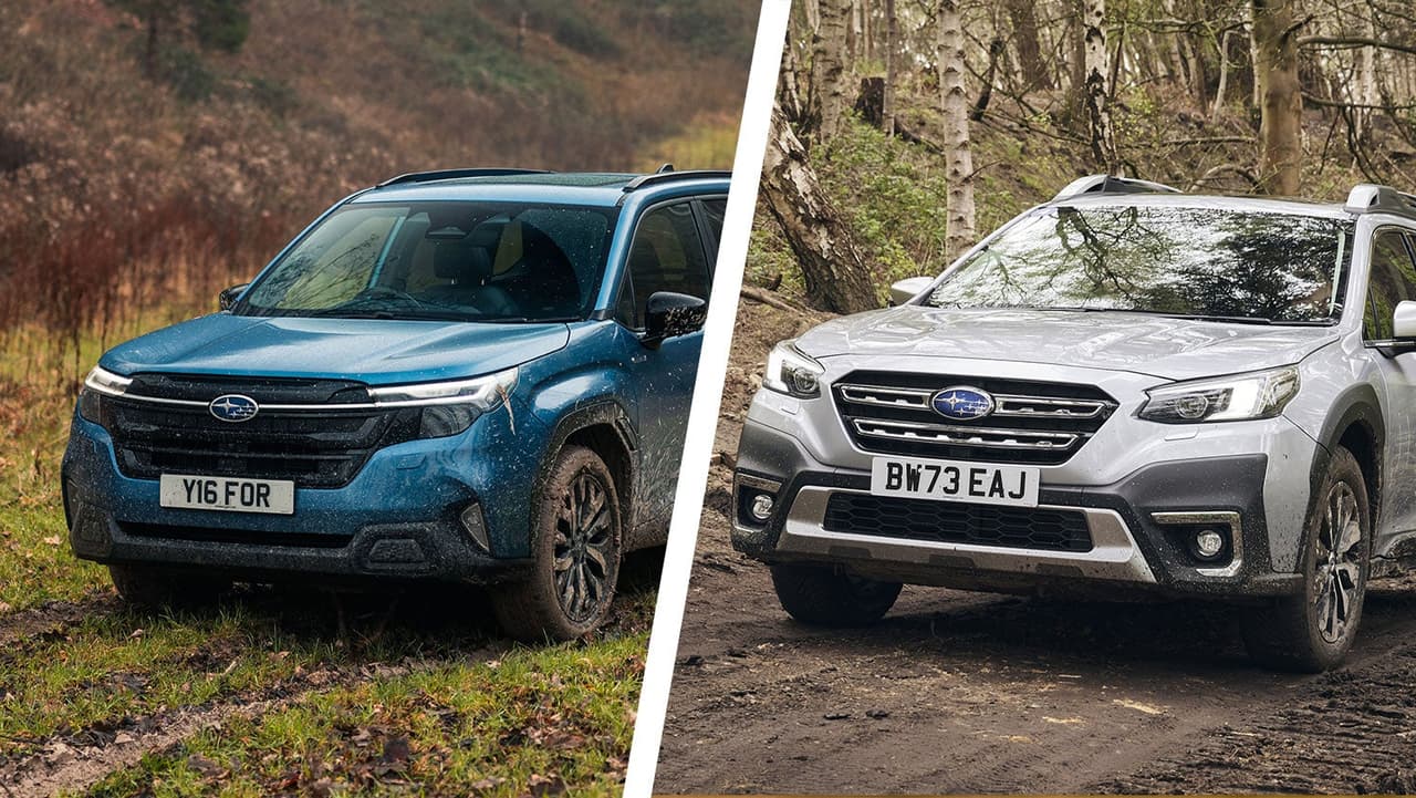 Subaru Forester vs Outback front