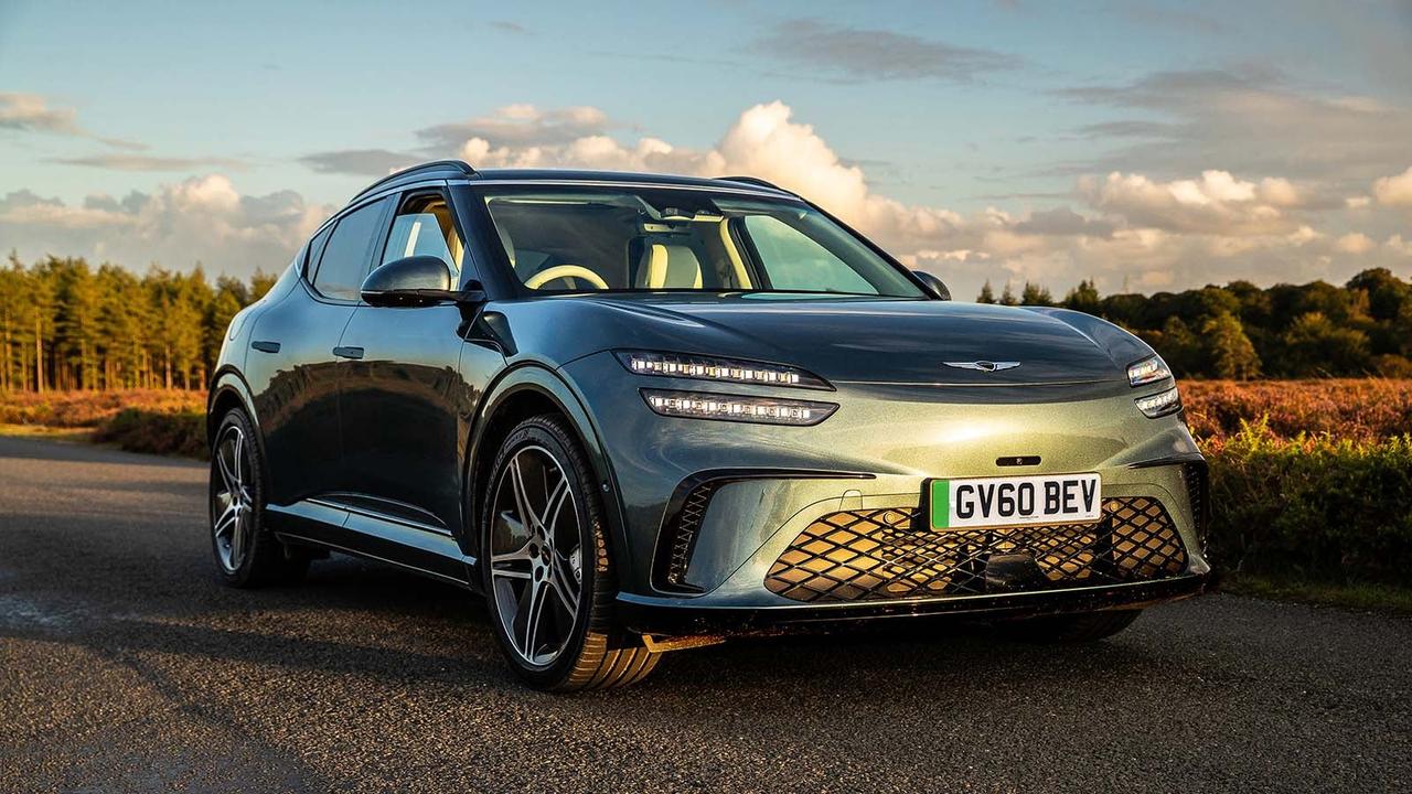 Genesis GV60 in blue