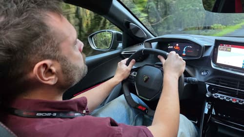 Peugeot E-208 GTi interior driving