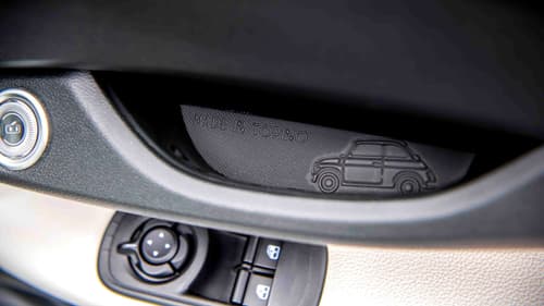 Fiat 500e interior detail
