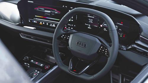 New Audi A5 interior close up