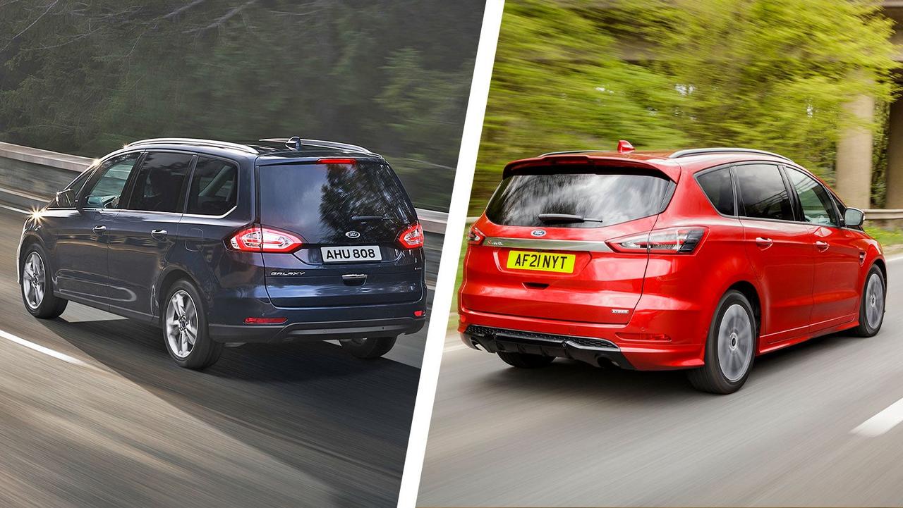 Ford Galaxy vs S-Max rear
