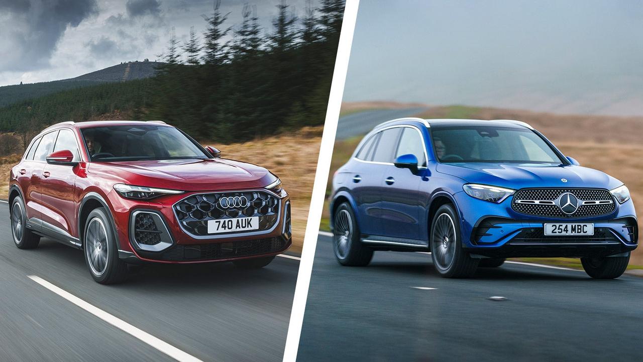 Audi vs Mercedes – Q5 vs GLC – front three quarter