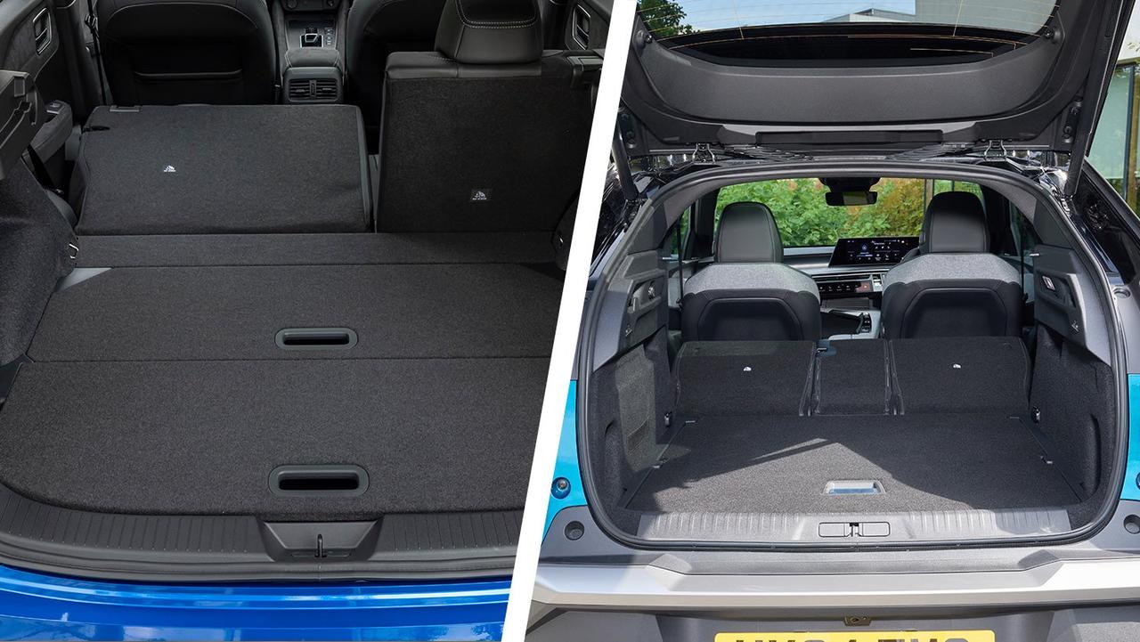 Nissan Qashqai vs Peugeot 3008 boot
