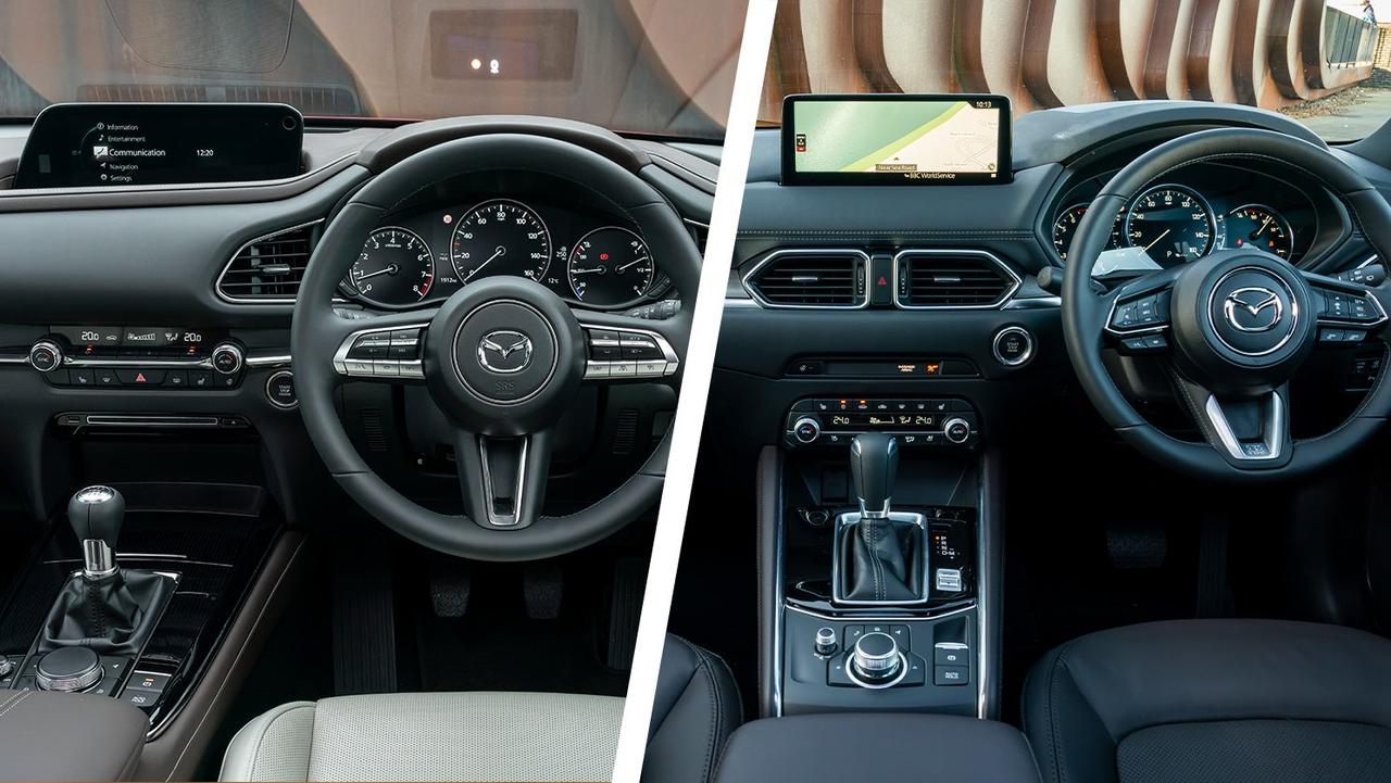 Mazda CX-30 vs CX-5 interior