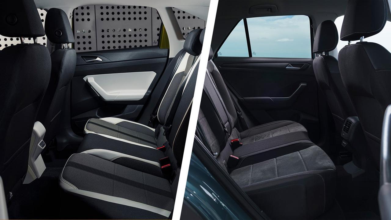 VW Taigo vs T-Roc rear seats