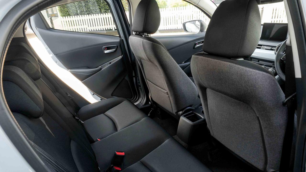 Mazda 2 rear seats