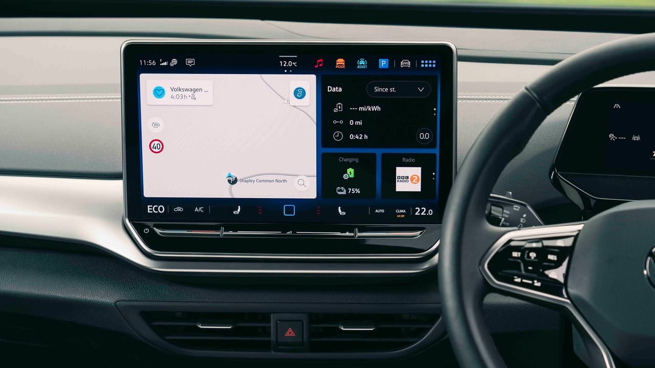 Volkswagen ID.4 home screen