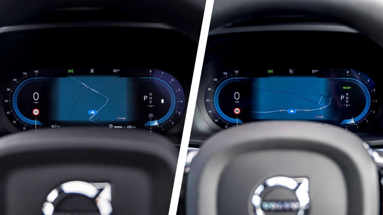 Volvo XC40 vs XC60 – driver's dials