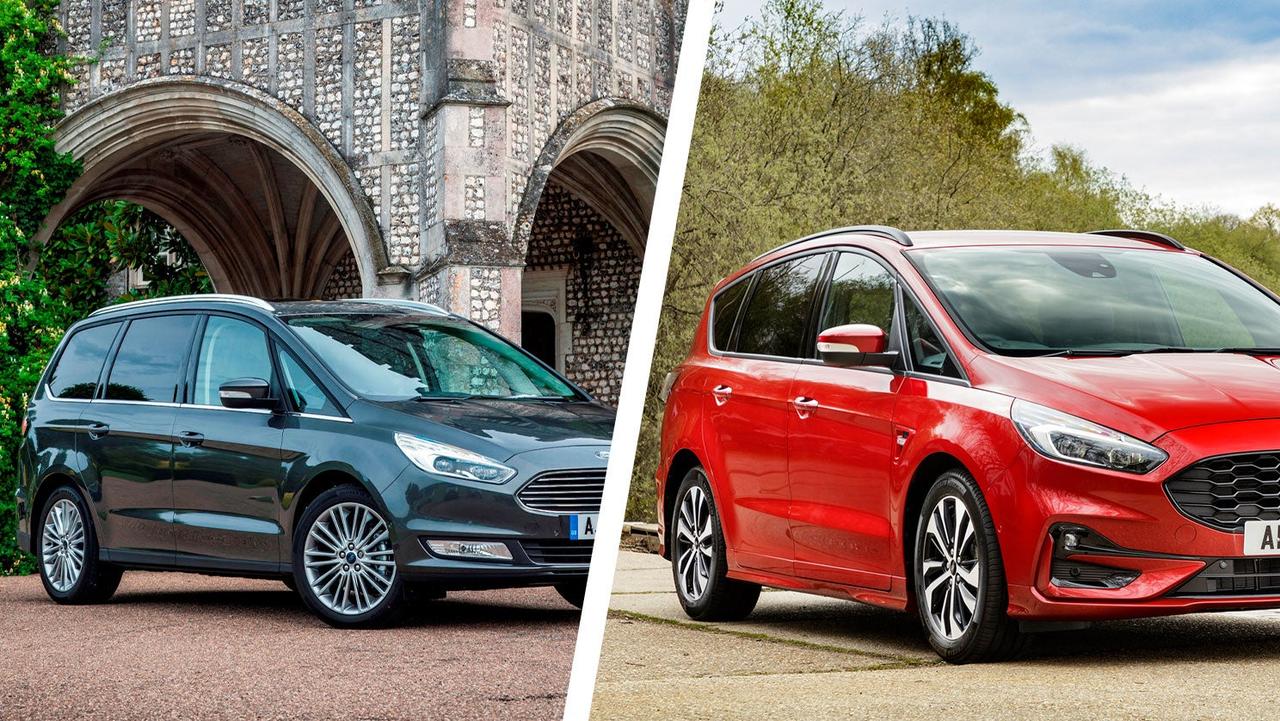 Ford Galaxy vs S-Max front 3/4