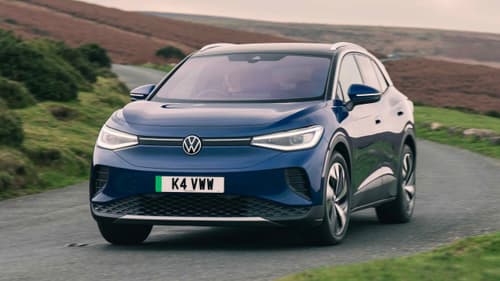 Volkswagen ID.4 driving front view