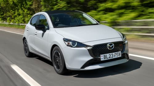 Mazda 2 driving