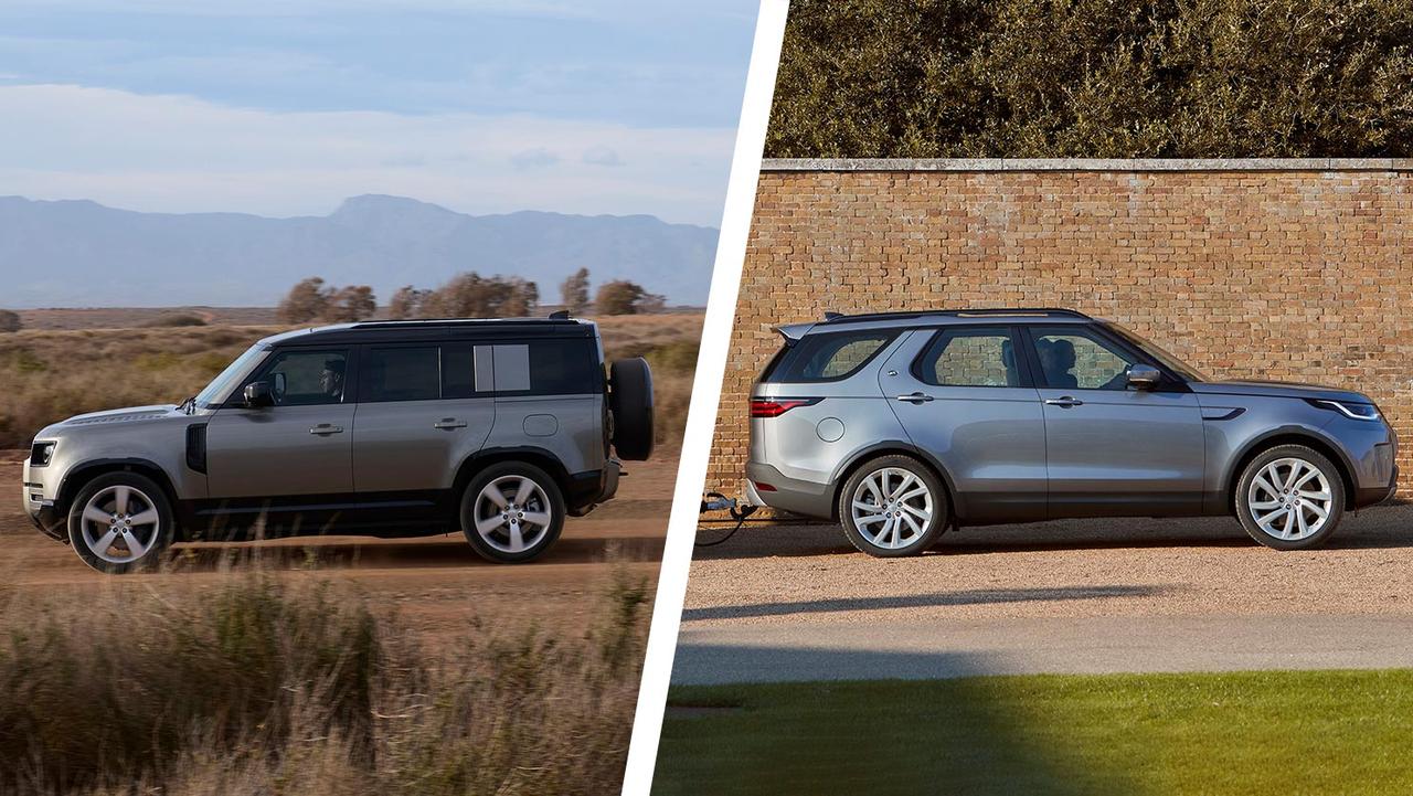 Land Rover Defender vs Discovery – side