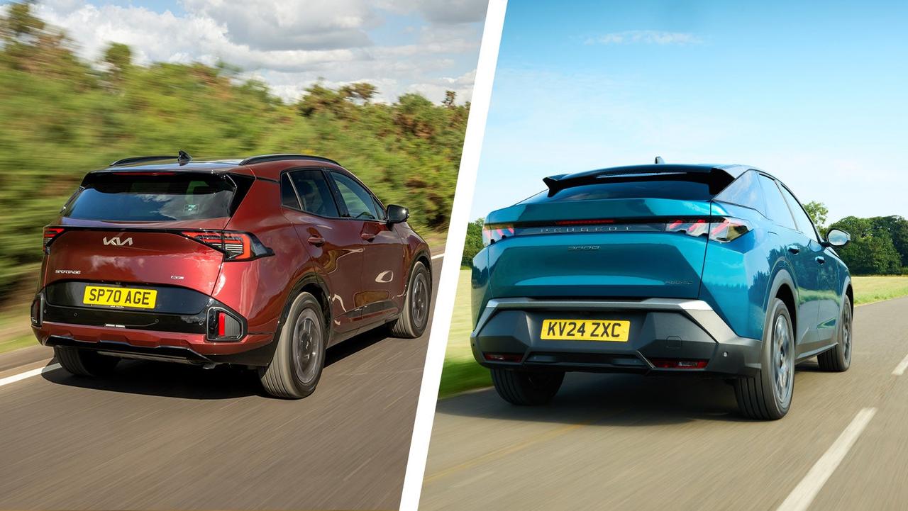 Kia Sportage vs Peugeot 3008 rear