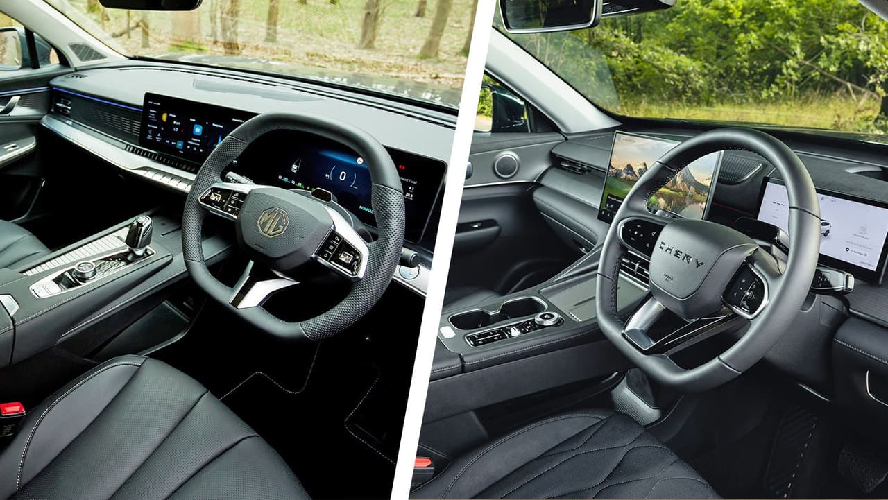 MG S9 vs Chery Tiggo 8 interior