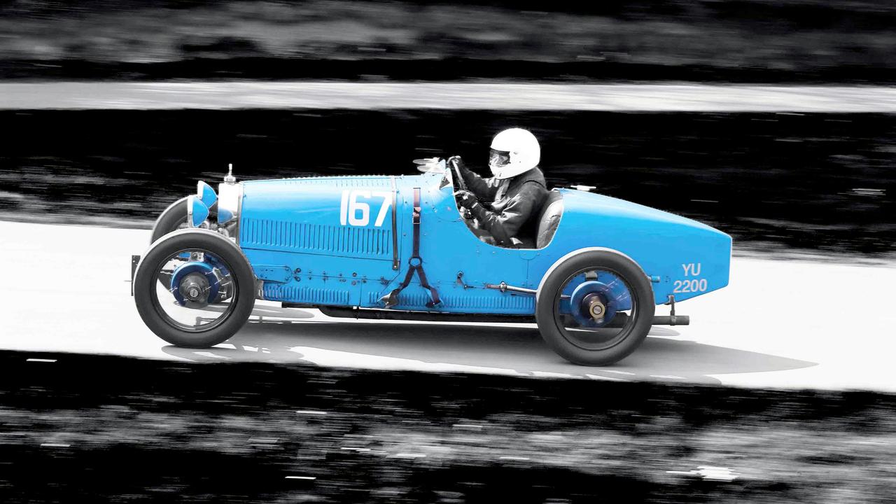 Bugatti in blue