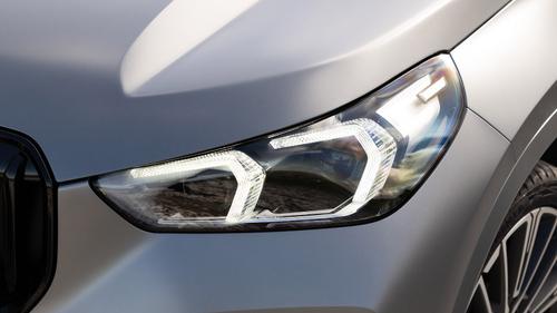 BMW X1 review headlight detail