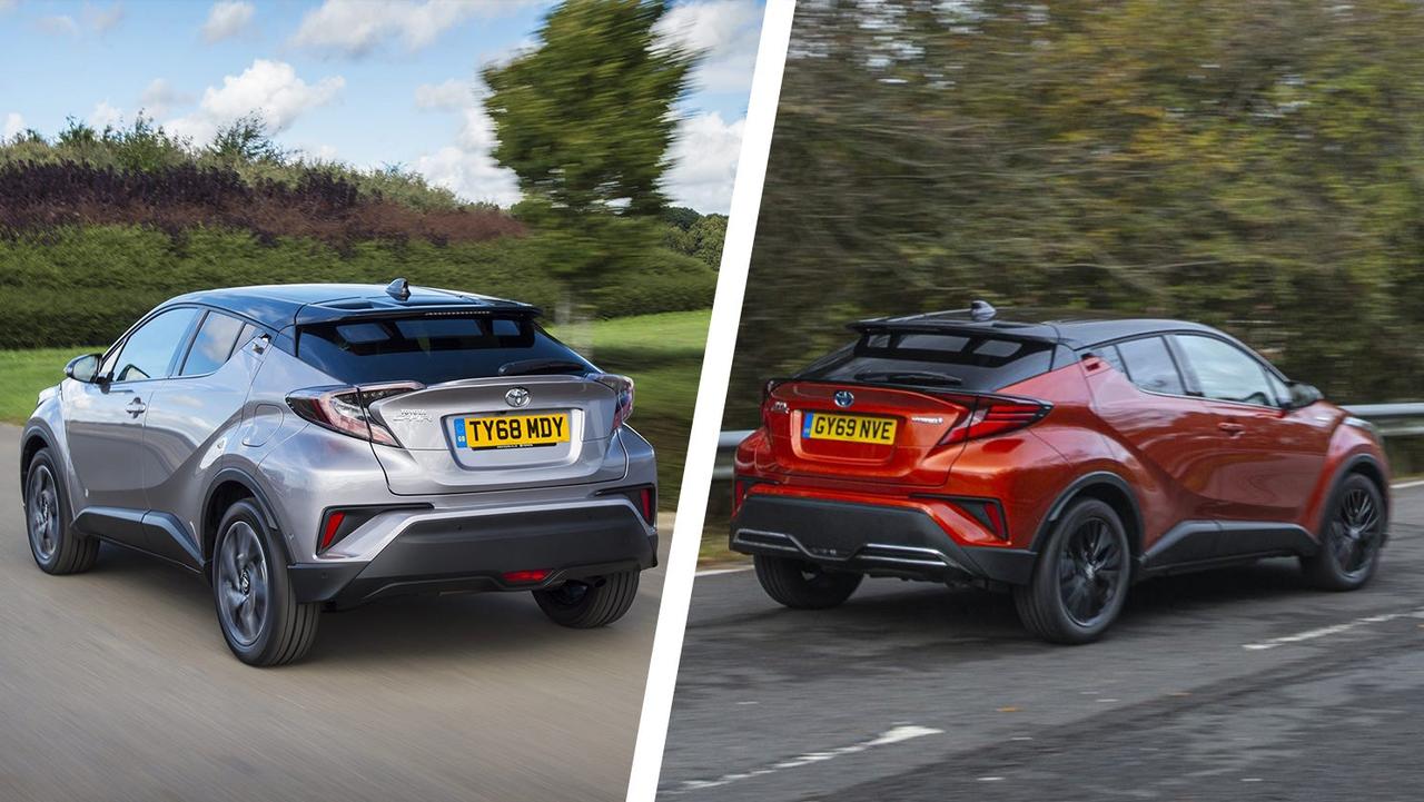 Toyota C-HR Dynamic vs Excel rear