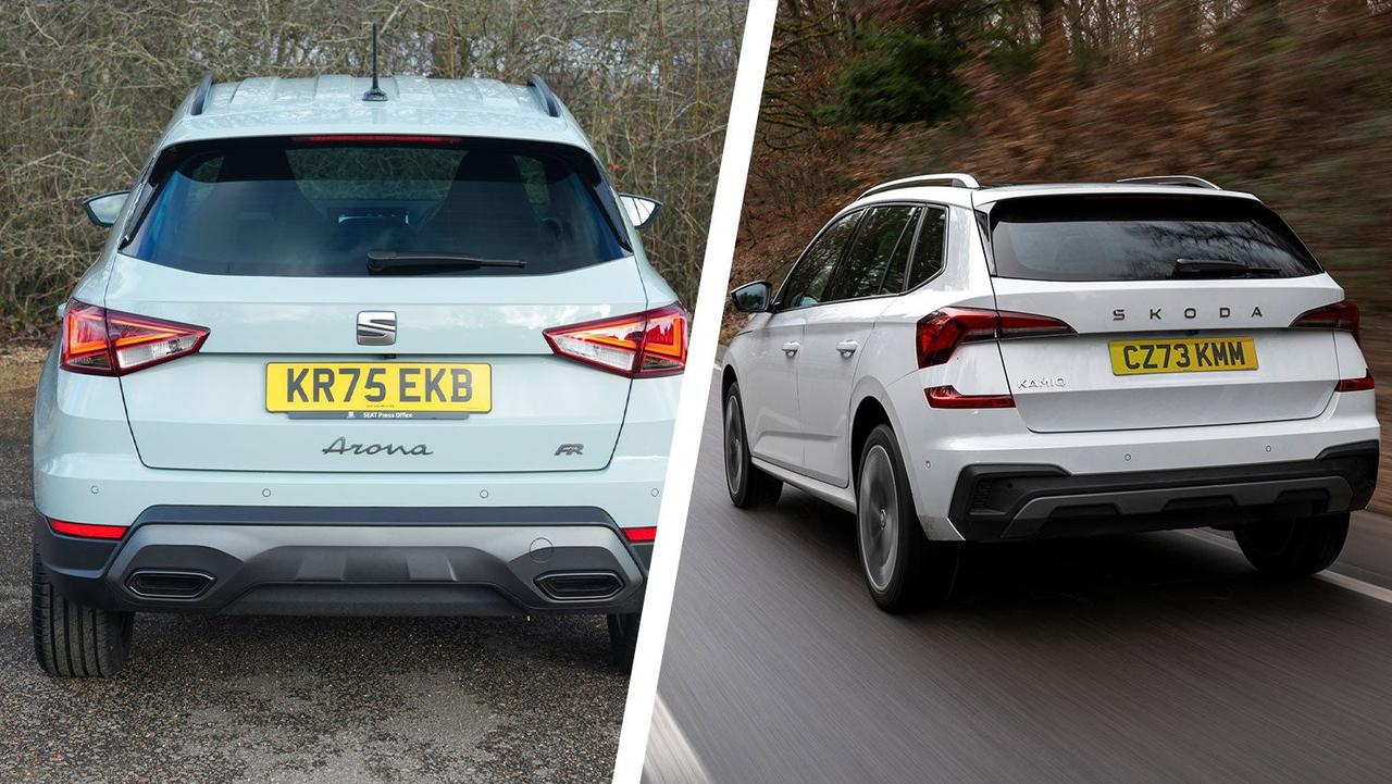 SEAT Arona vs Skoda Kamiq rear