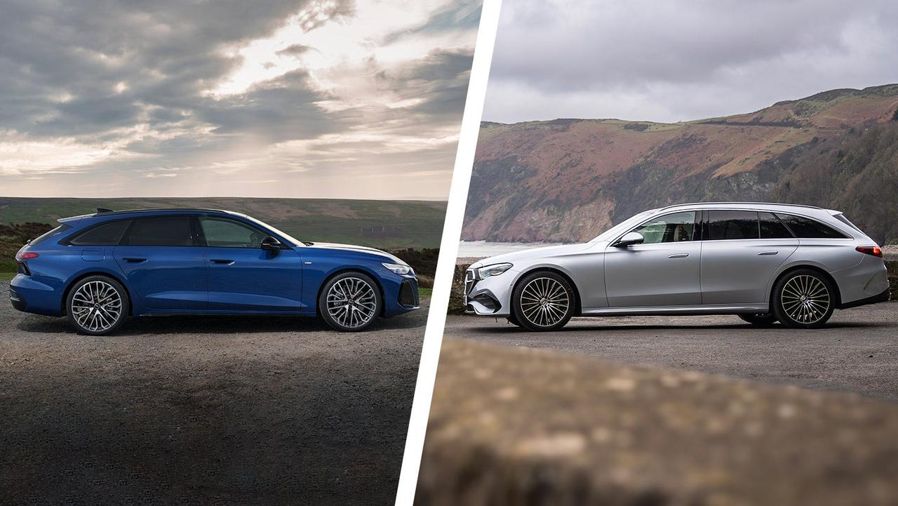 Audi vs Mercedes – A6 Avant vs E-Class Estate – side