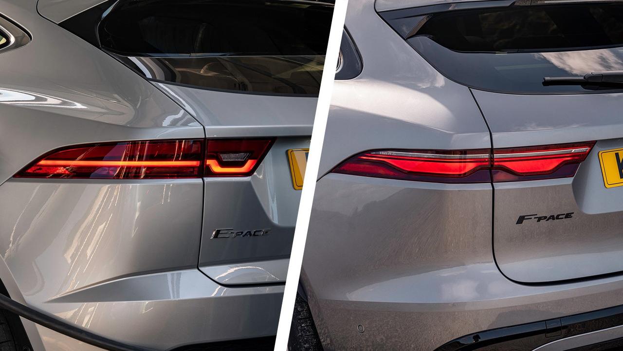 Jaguar E-Pace vs F-Pace tail-light