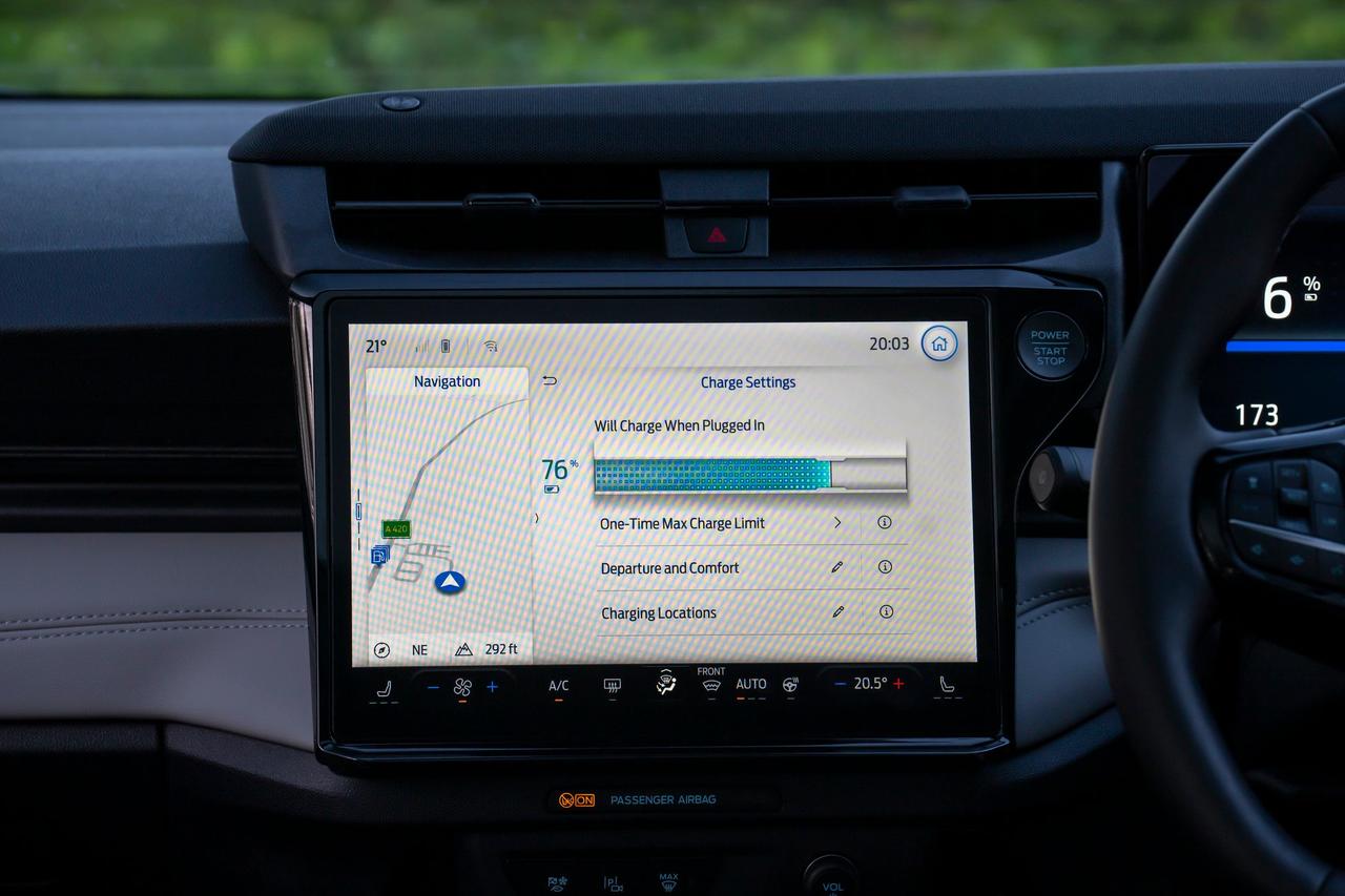 Ford Puma gen e infotainment system