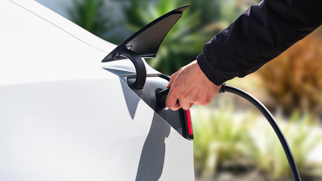 Tesla Model 3 charging detail